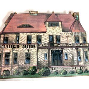 Sterling House Stratford CT Wooden Architectural Miniature